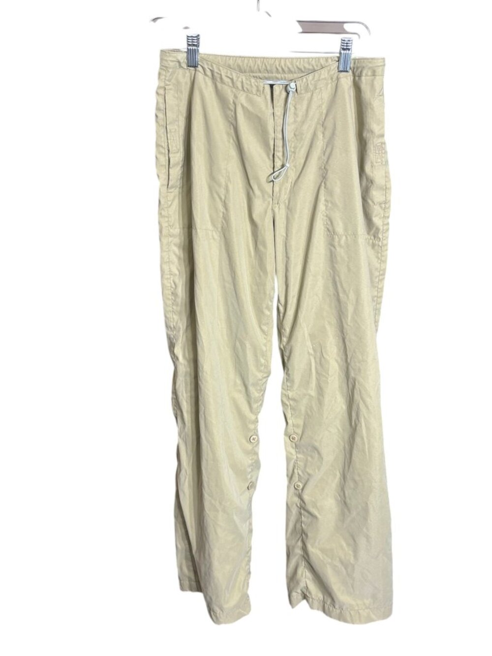 Nike Y2K Sports Pants Joggers Khaki Baggy Pants Size Small